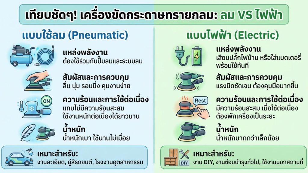 เครื่องขัดกระดาษทรายกลม